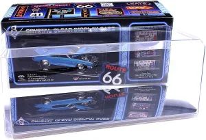 Pioneer Plastics 355CD Clear Plastic Display Case for 1:18 Scale Cars (Mirrored), 13" W x 5.5" D x 5" H (Mailer Box)