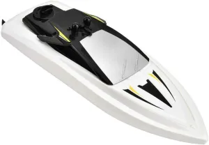 POCO DIVO Q5 Mini Boat 2.4Ghz RC Racing Boat Remote Control Dual Motor Yacht Kids Pool Toy Ship, White