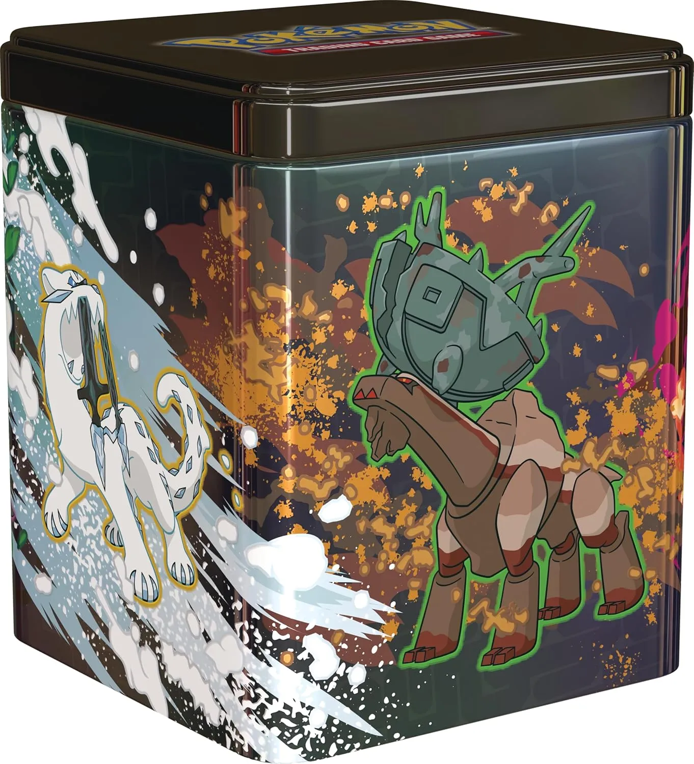 Pokémon TCG: Stacking Box - Treasures of the Scourge (3 Booster Packs and 2 Sticker Pages)
