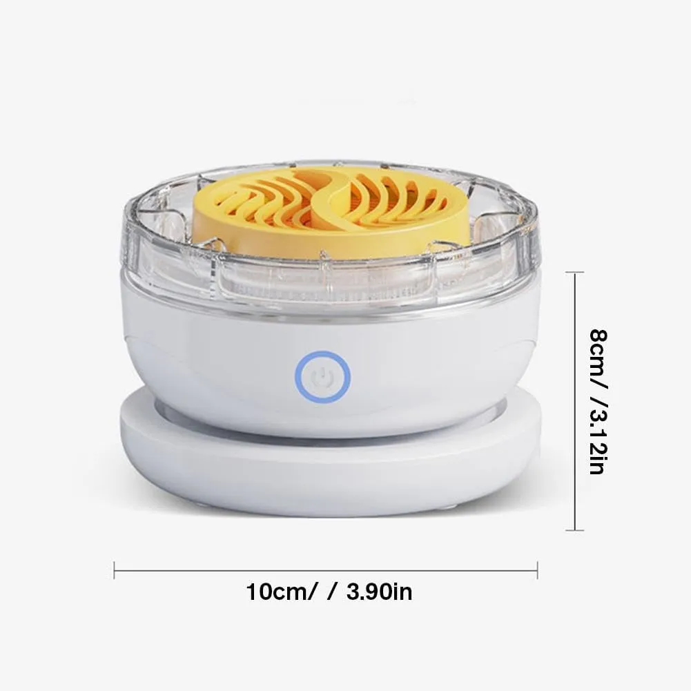 Portable Fruit and Vegetable Washing Machine, Efficient Fruit Cleaner Device with Bubble Jet Technology, Fruit Cleaner Device with Wireless Charging for Home Kitchen (White)