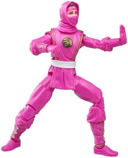 Power Rangers Mighty Morphin Lightning Collection Ninja Rangers Collection Red Pink Yellow (Ninja Pink Ranger)