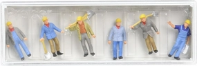Preiser 10033 Track Gang w/Tools HO Scale Figure