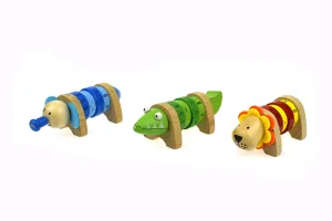 Price For One Wooden Calendar-jungle Animals Randomly Pick
