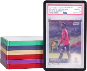 PSA Slab Bumper Case, Metal Graded Cards Slab Magnetic Protector for 35pt PSA/CGC/CCIC Graded Cards|Scratch Resistant | Stackable | UV Resistant | Black