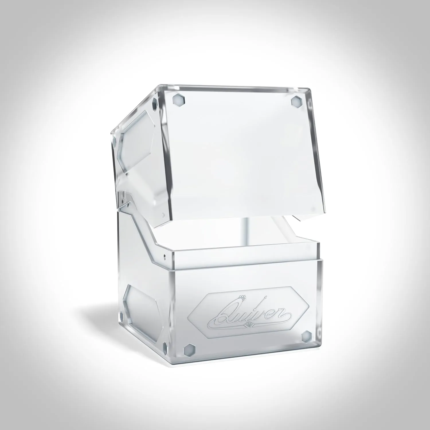 Quiver Time Nexus Clear Modular Card Deck Block fits MTG Cards - Commander Storage Box for 100  Double-Sleeved Cards, Interchangeable Design – Durable Card Holder for TCG, CCG (20 pcs.)