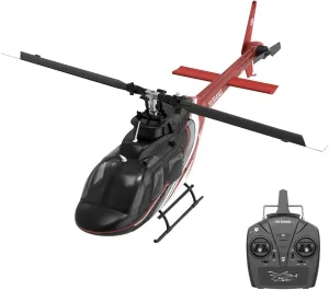 RC Brushless Helicopter, YU Xiang F08 1/27 Scale Bell 206 Plane with 2.4G 6CH RC System,Direct-Drive 6G Copter with Optical Flow Positioning, RTF Version/Mode1/Mode2
