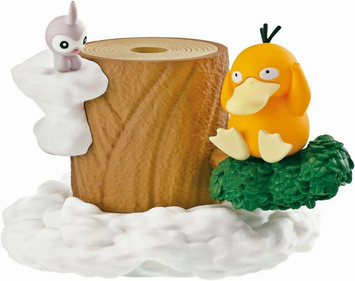 Re-Ment Pokemon Lineup! Cozy Afternoon on Tree Miniature Figure (Castform & Psyduck)