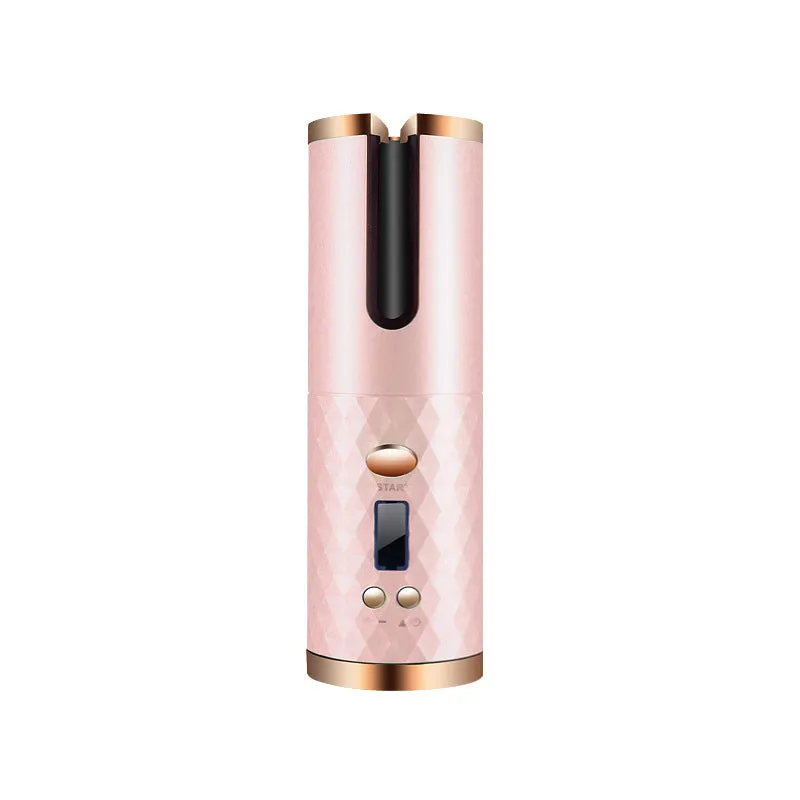 Rechargeable Automatic Hair Curler Portable Hair Curling Iron LCD Display