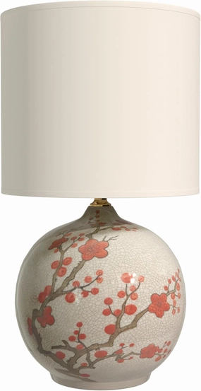 Red Lantern 20" Cherry Blossom Vase Lamp