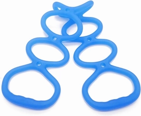 Resistance Bands for Working Out, Adjustable 7-Ring with Handles, Exercise Stretch Bands for Women&Men Fitness,Pilates,Yoga and Physical Therapy