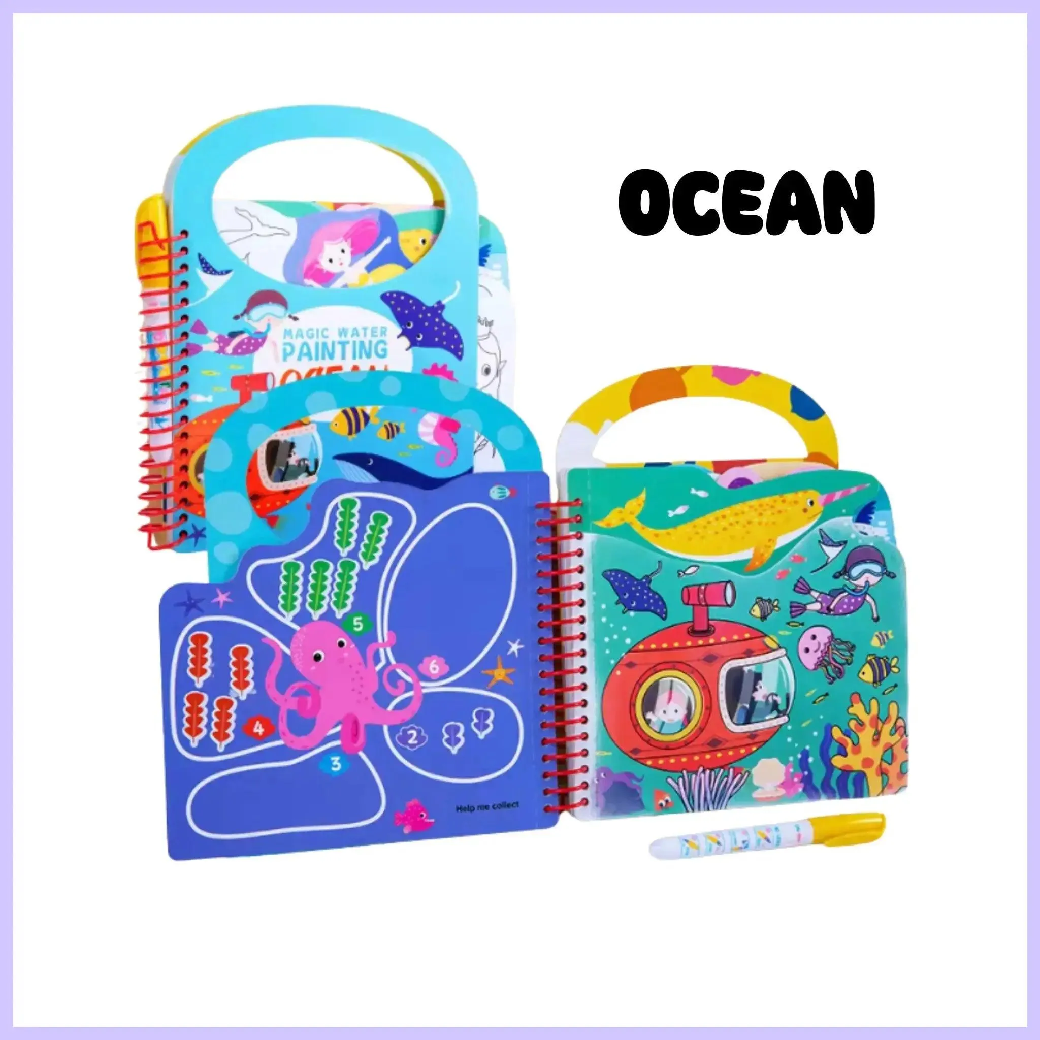 Reusable Water Colouring Book