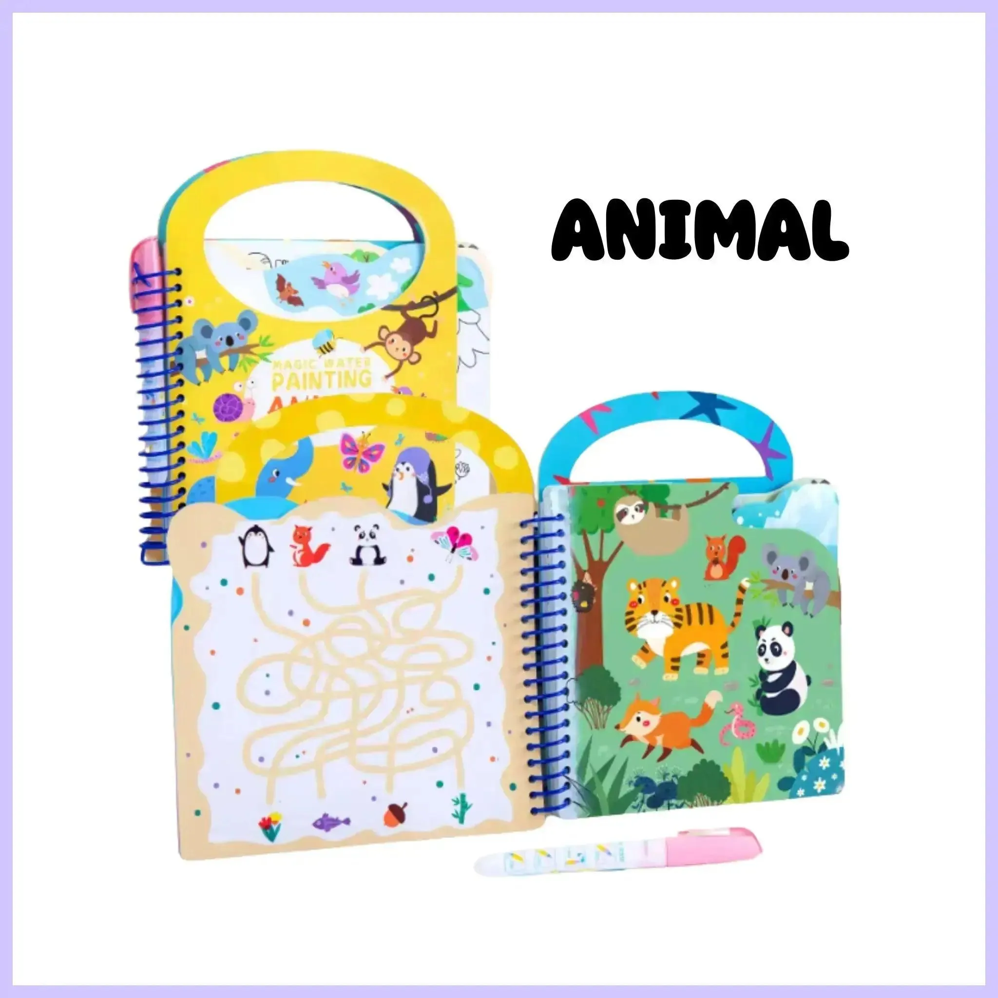 Reusable Water Colouring Book
