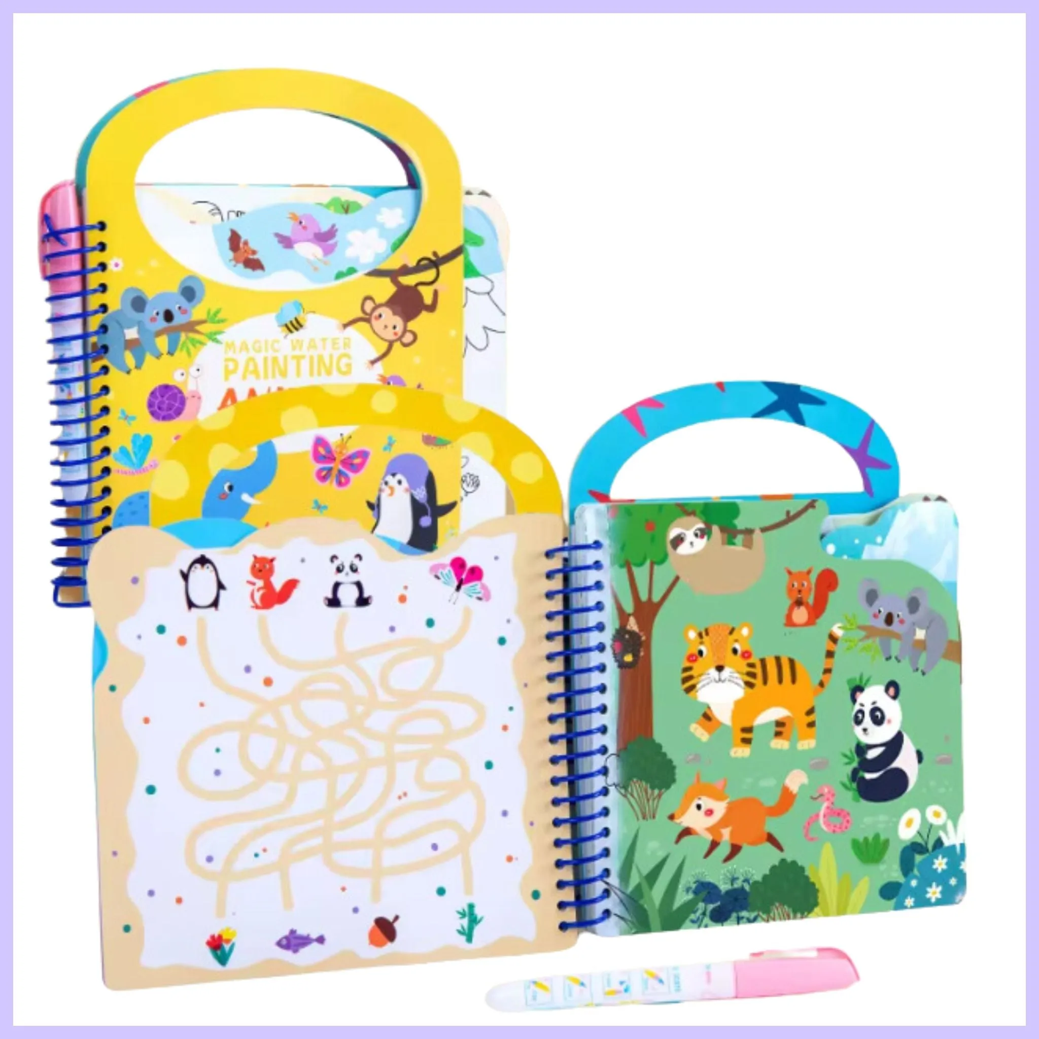 Reusable Water Colouring Book
