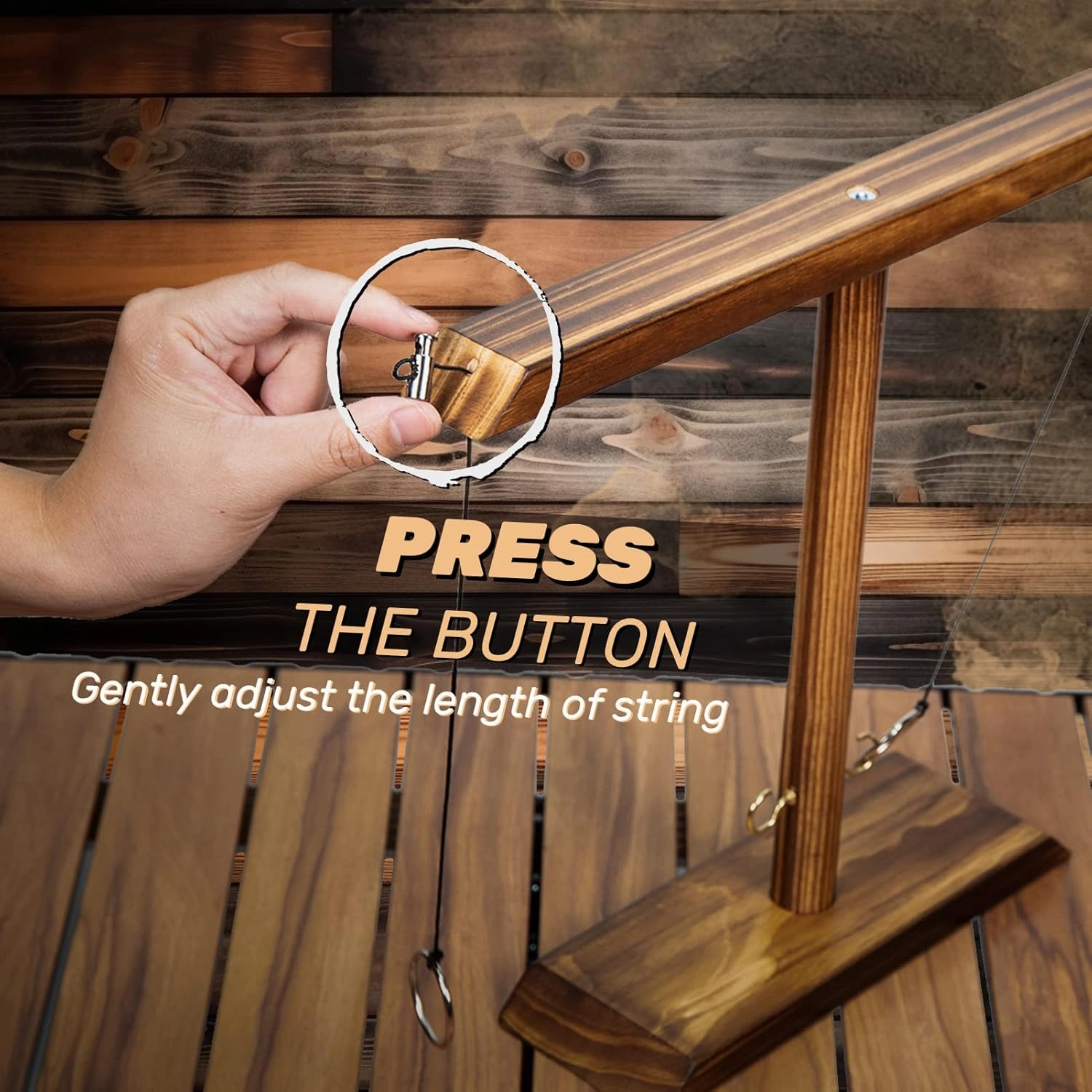 Ring Toss Games for Adults, Hook and Ring Game with Exclusive Carrying case & Unique Stainless Shot Glass, Super Easy to Assemble, XL Size(15.7" X 13") Shot Ladder, Tabletop Drinking, Outdoor