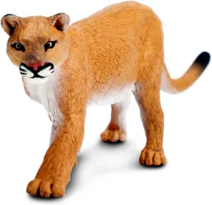 Safari Ltd. Mountain Lion Figurine - Realistic 5.5" Plastic Model Figure - Educational Toy for Boys, Girls & Kids Ages 3 