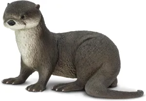 Safari Ltd. River Otter Figurine - Lifelike 5.5" Animal Figure - Educational Toy for Boys, Girls, and Kids Ages 3 