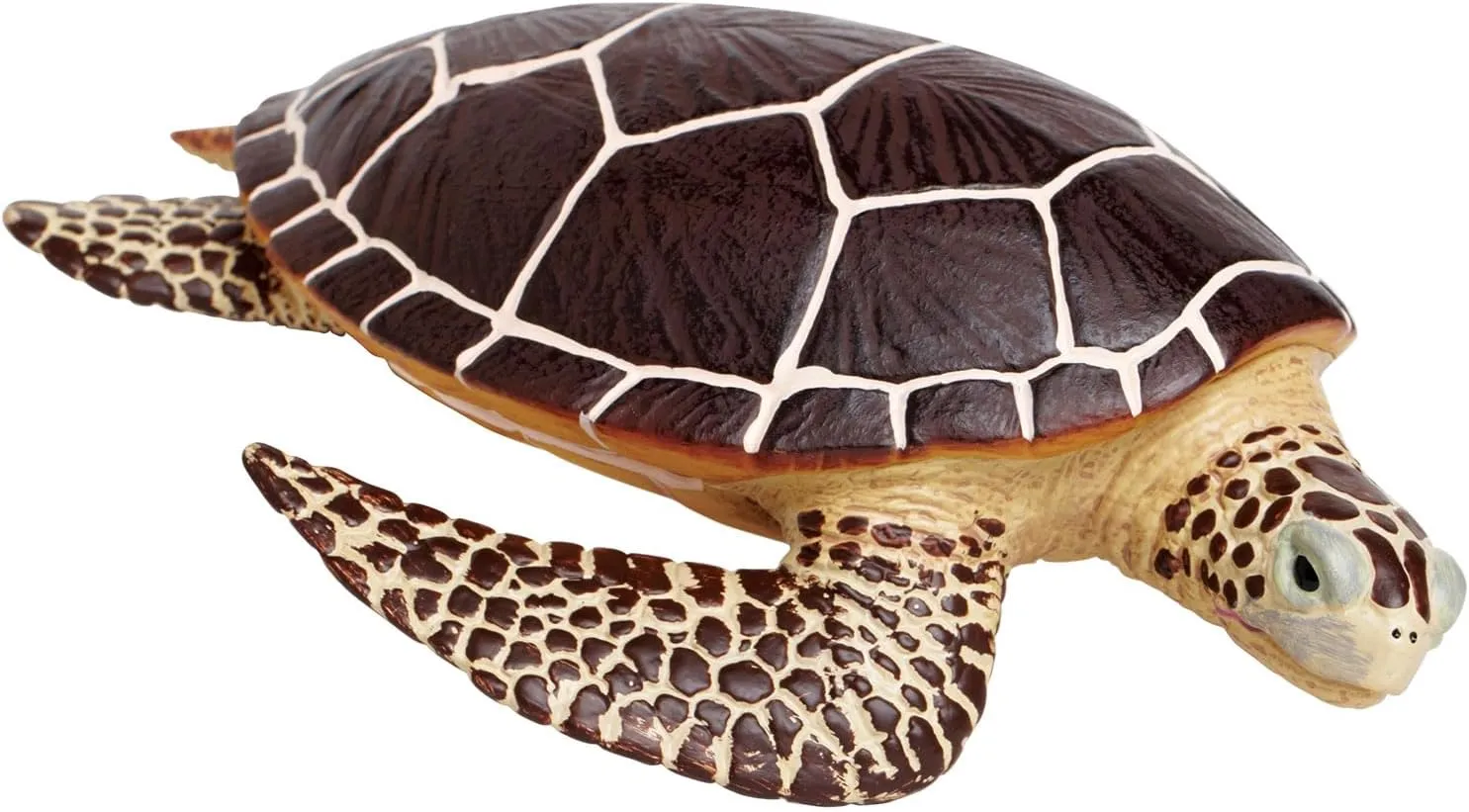 Safari Ltd. Sea Turtle Figurine - Detailed 8.25" Plastic Model Figure - Fun Educational Play Toy for Boys, Girls & Kids Ages 18 Months 