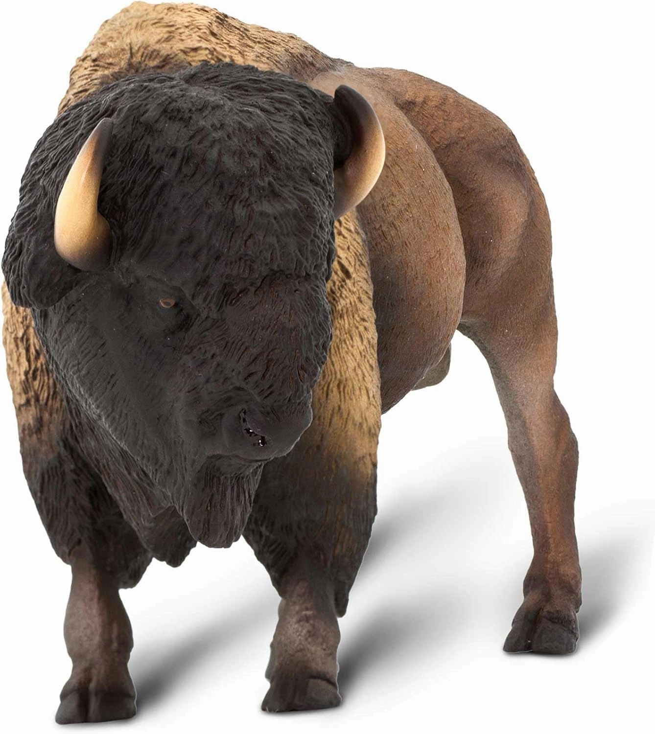 Safari Ltd. Bison Figurine - Detailed 8.25" Plastic Model Figure - Fun Educational Wildlife Play Toy for Boys, Girls & Kids Ages 3 