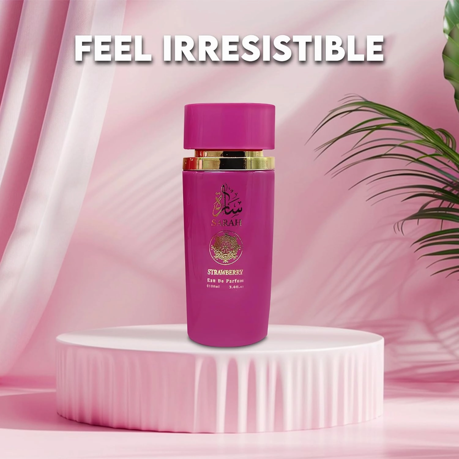 Sarah Fuchsia&Candy Perfume Set for Women - Floral Fragrance Gift Set with Vanilla, Sandalwood, Musk| 3.4 Fl Oz Each Eau De Parfume for Daily Use