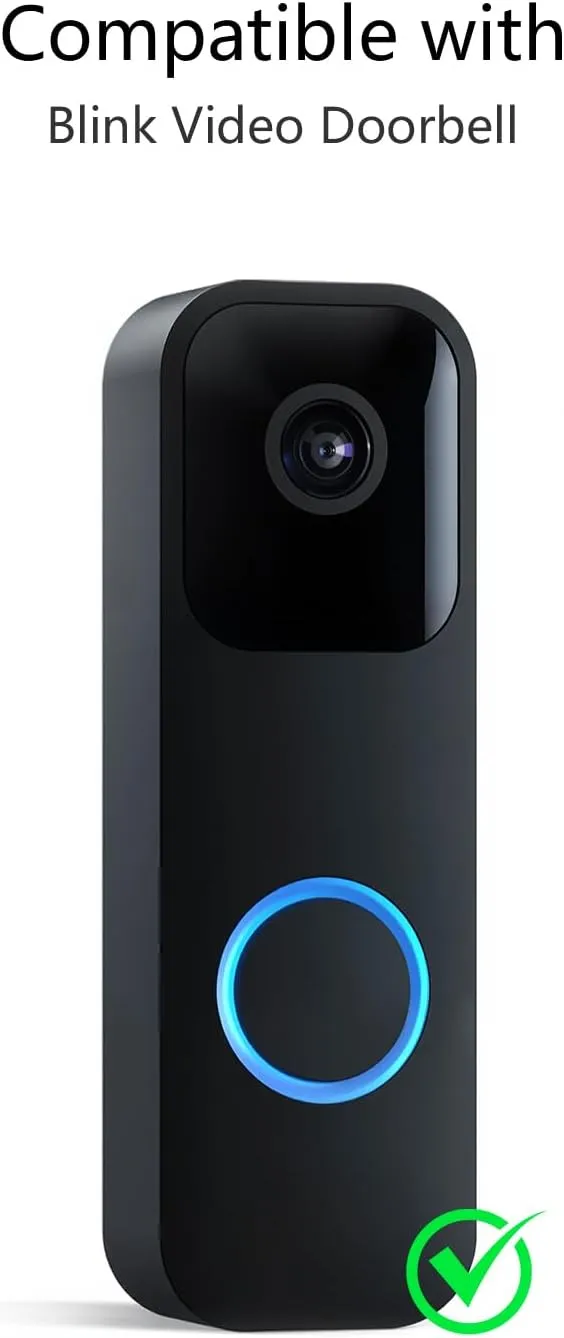 Satisure Wireless Doorbell Chime Video Doorbell Extender - Compatible with Blink Video Doorbell (1 Video Doorbell Extender 2 Receiver）