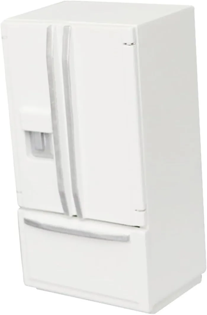 Scale Freezer Furniture Fridge for DIY Dollhouse Kitchen Scene Charming Decor for Collectors