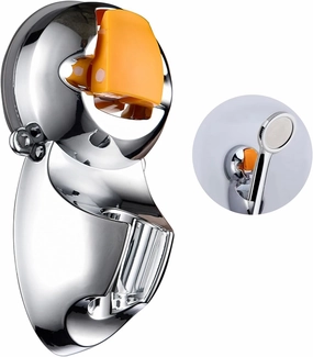 Shower Head Holder, Handheld Shower Holder, Shower Head Bracket with Strong Suction Cup, Adjustable Shower Bracket, Wall Movable Shower Bracket, No Punch Bathroom Accessories