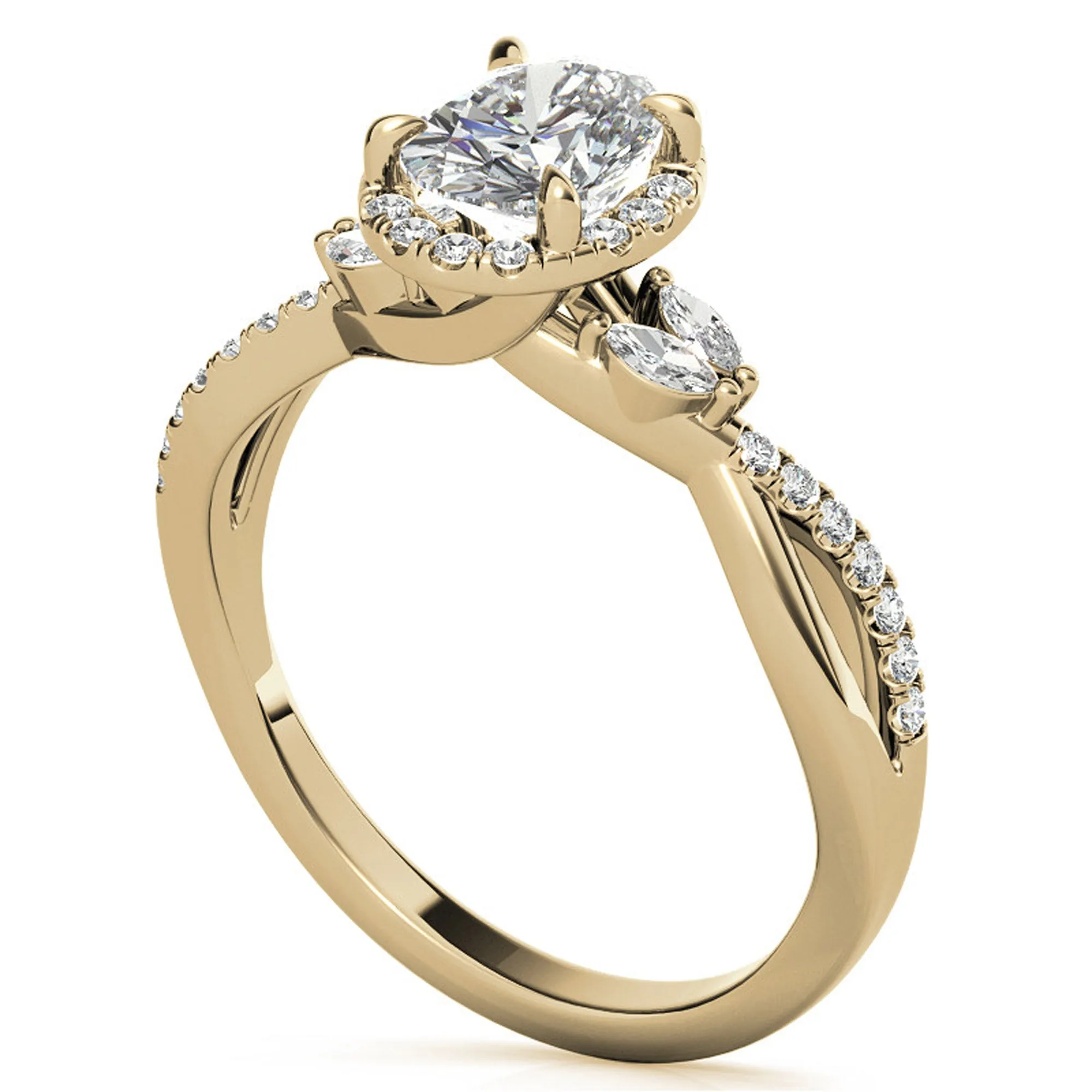Silver Gleaming Stack Sparkle Ring