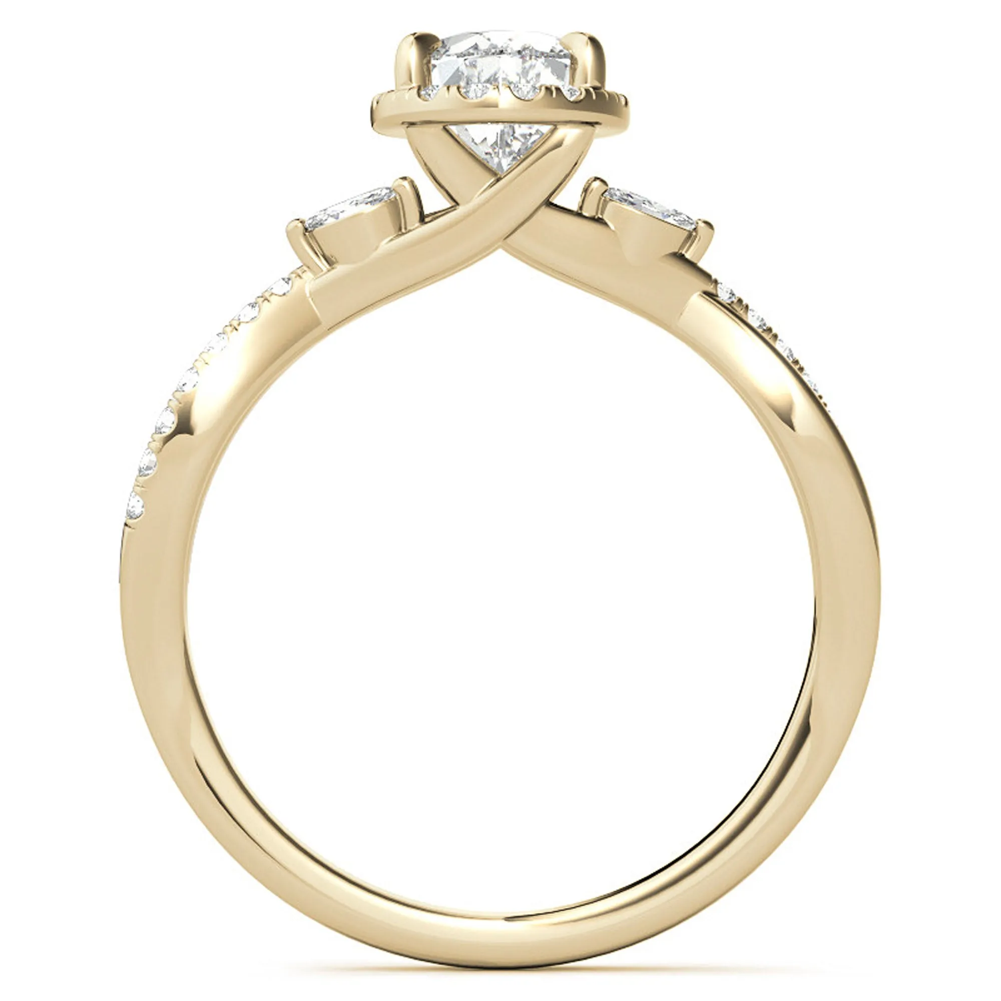 Silver Gleaming Stack Sparkle Ring