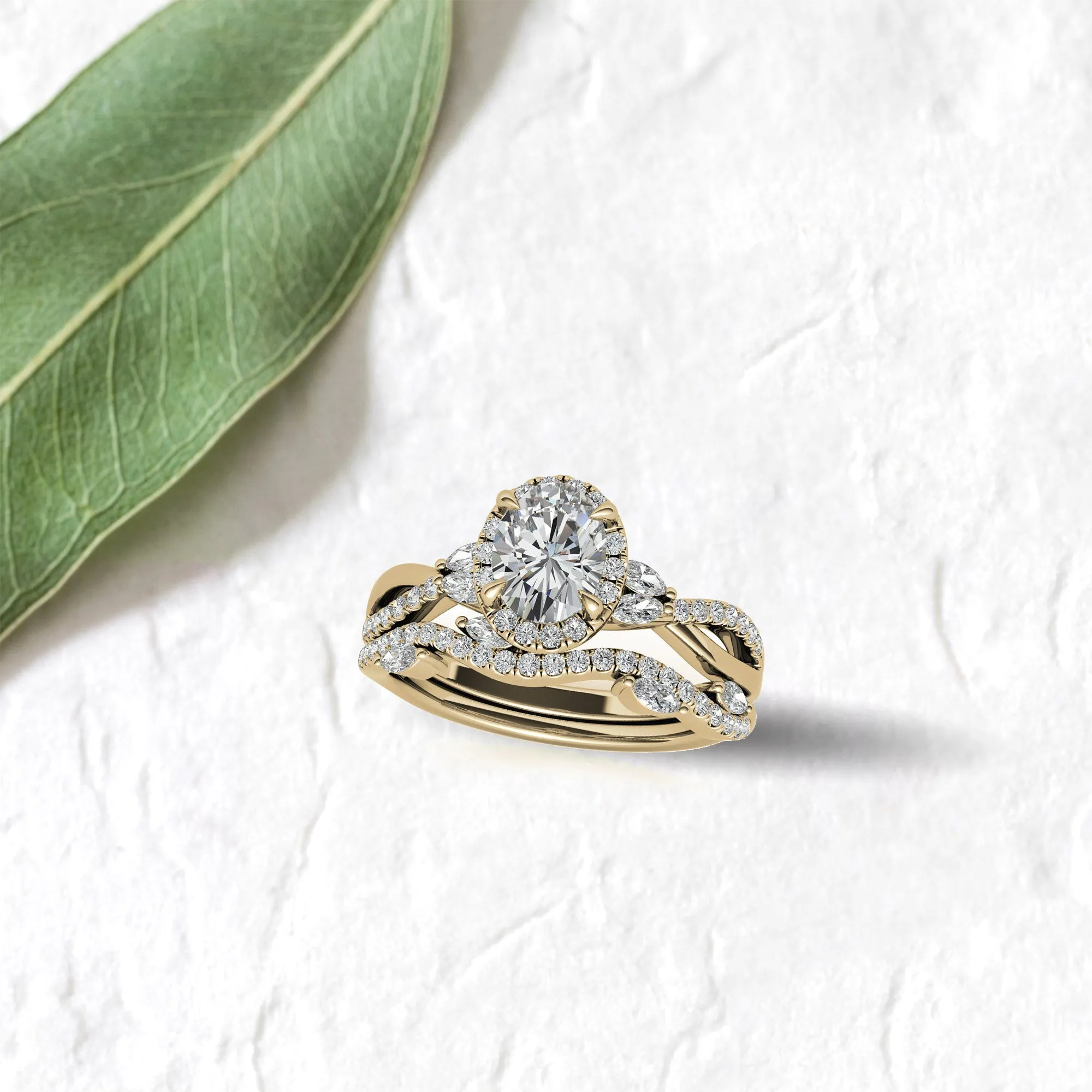 Silver Gleaming Stack Sparkle Ring