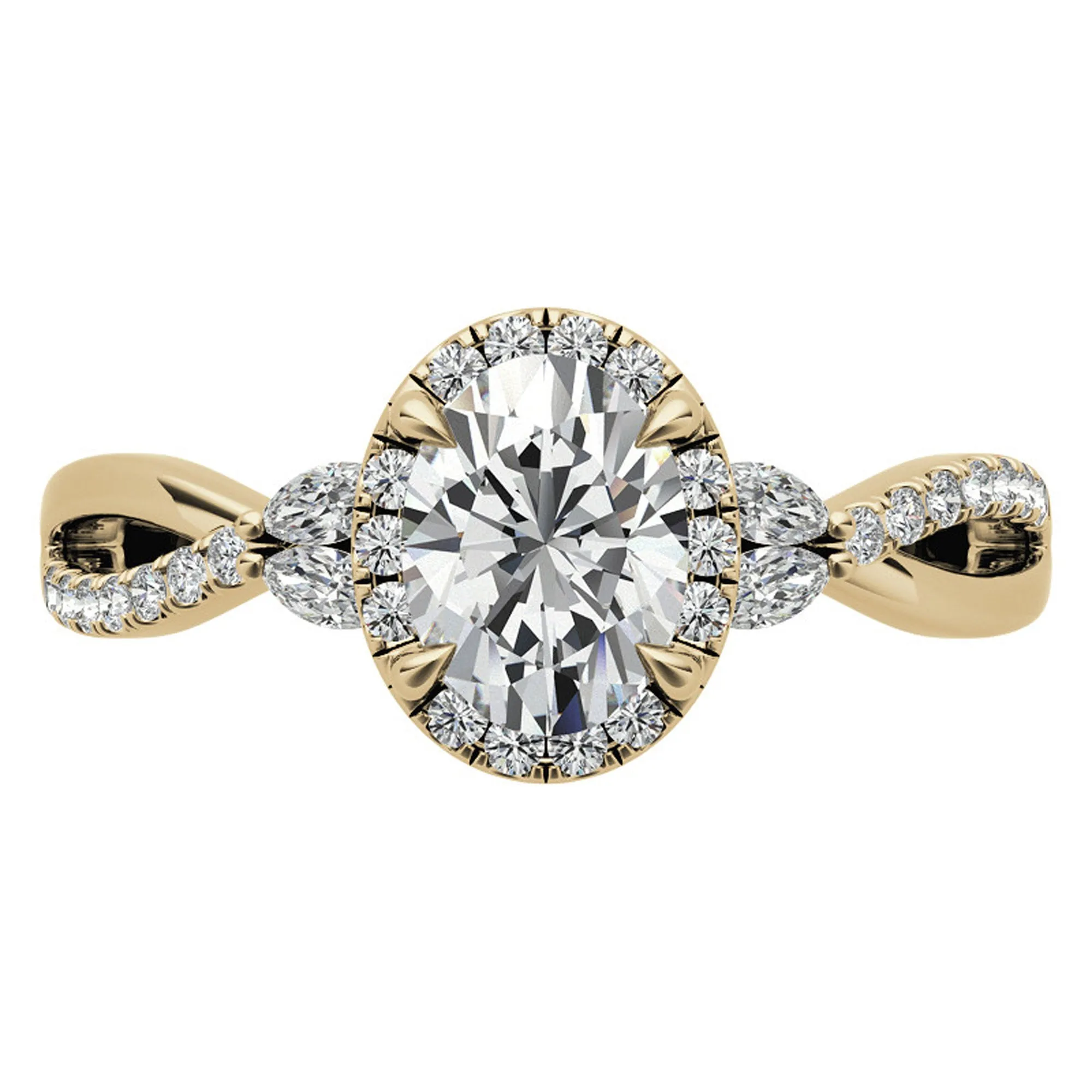 Silver Gleaming Stack Sparkle Ring
