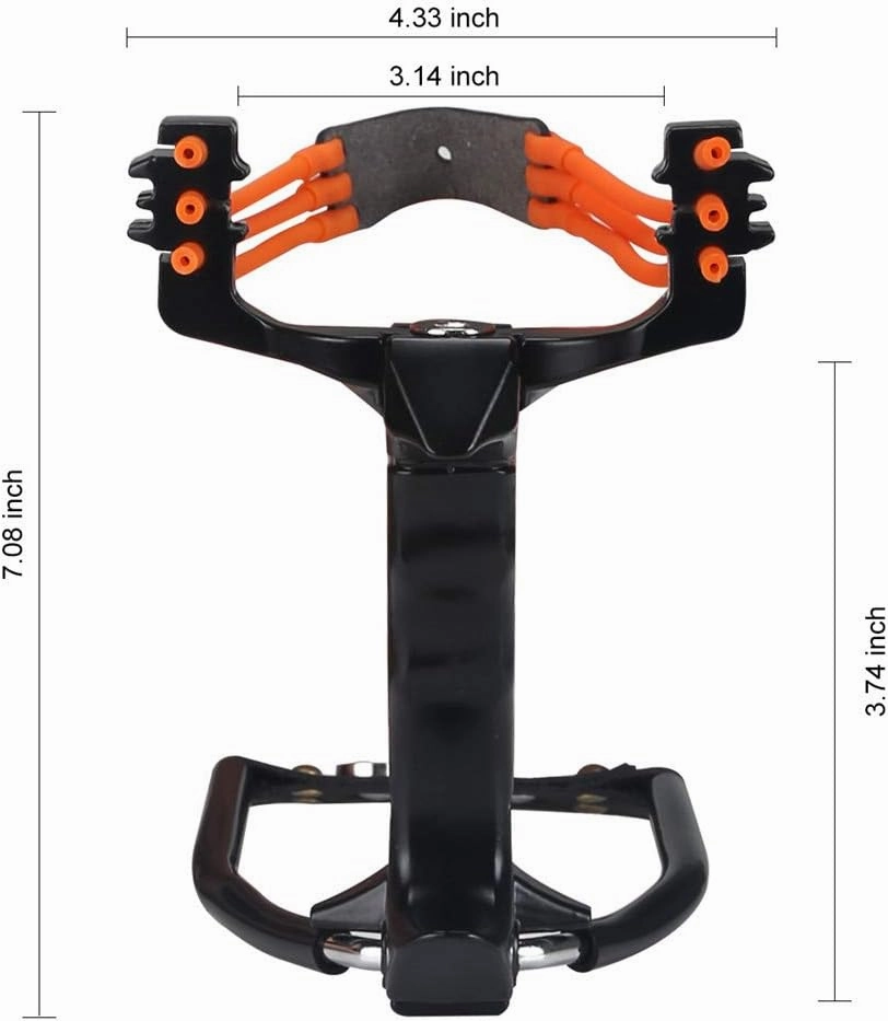 Slingshot, Slingshots for Adults Heavy Duty, Wrist Sling Shot for Adults Hunting, Professional Slingshots Kit with 100 Ammo Balls and 3 Rubber Bands