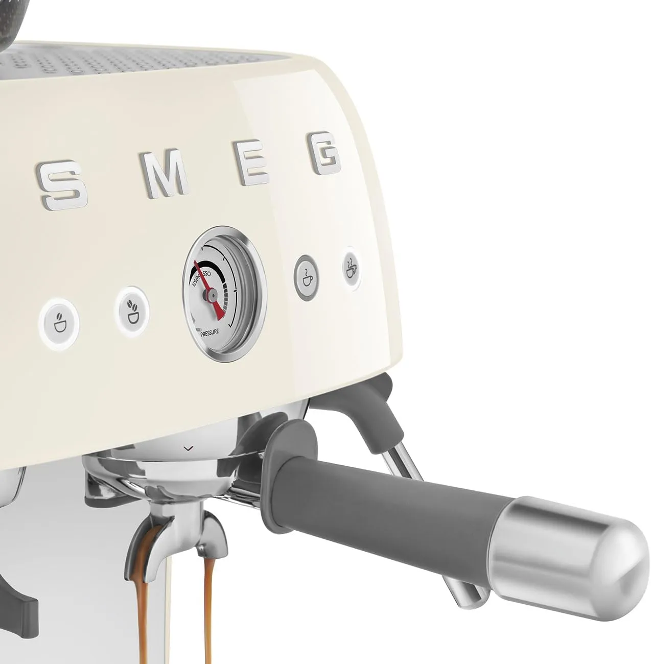 Smeg Semi-Automatic Espresso Machine (Cream)
