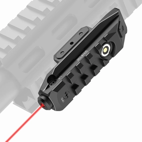 SOLOFISH Picatinny/MLOK Mounted Green/Red/Blue Laser Sight, Magnetic Rechargeable, (Laser Output is <5mW, Class IIIA)