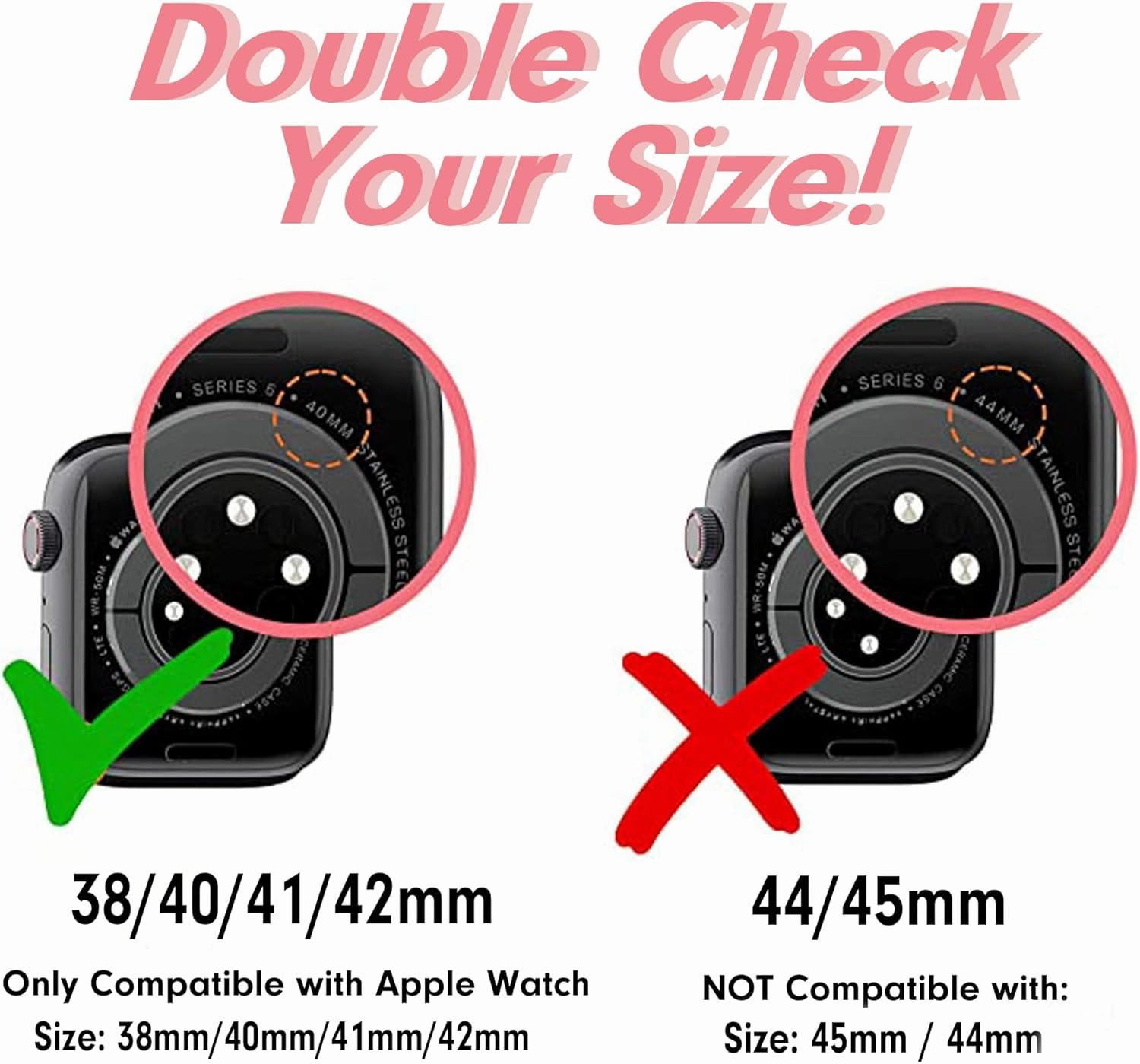 Sonix Watch Band - Officially Licensed, Compatible with ﻿Apple Watch 41mm / 40mm / 38 mm