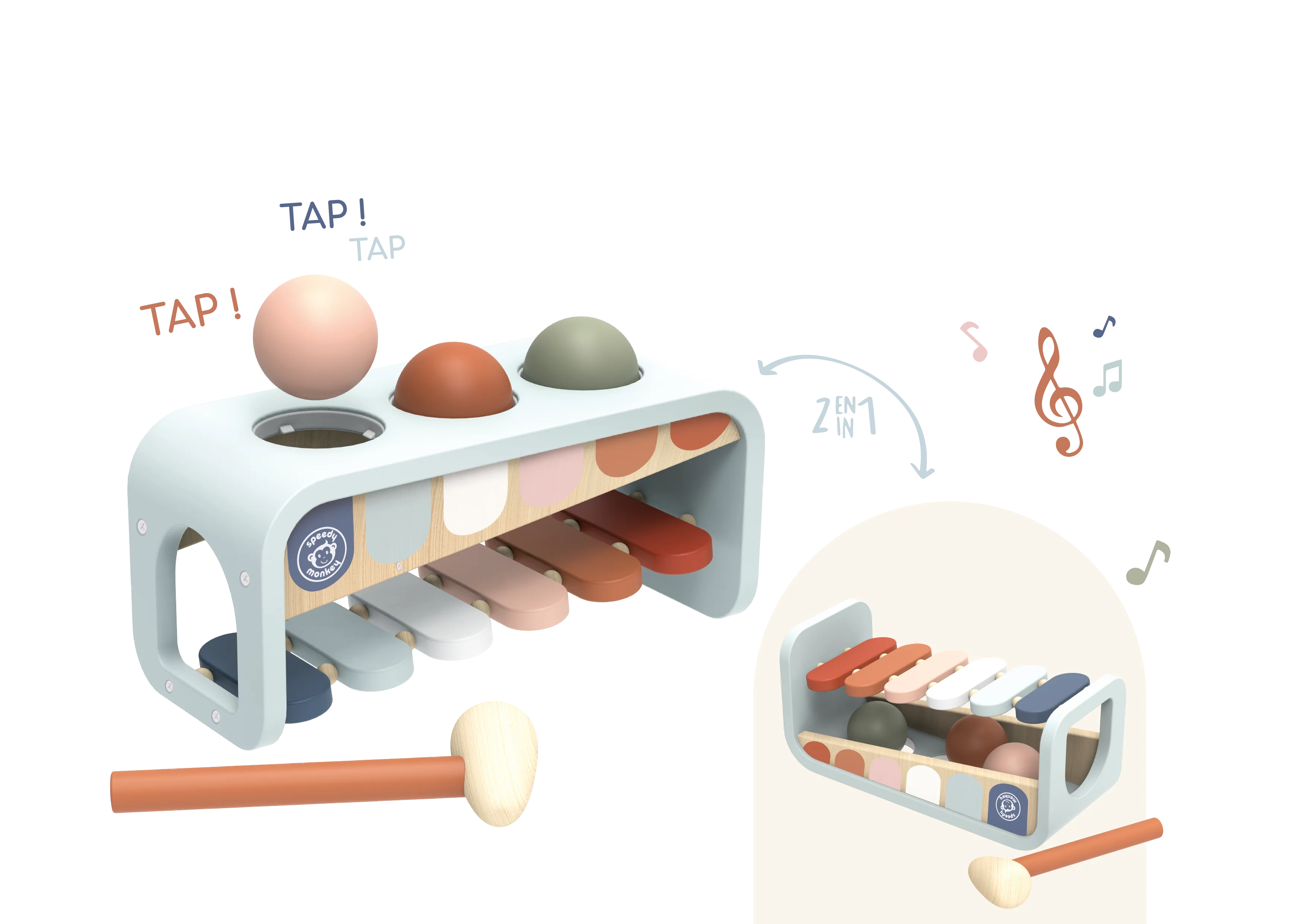 Speedy Monkey Xylo bench