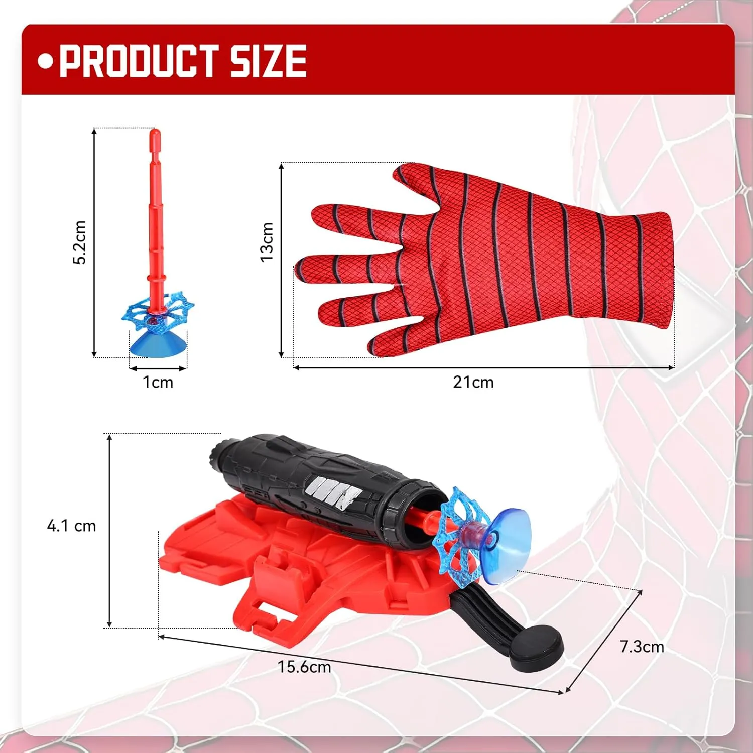 Spider Web Slinger, Spiders Web Shooters Toys for 3-5 Year Old Kids, Superheroes Spider Wrist Launcher Role-Play Set Party and Birthday Gift for 4-5-6 Year Old Boys