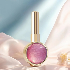SR Magnetic Cat Eye Gel Polish – Ultra-Fine Shimmer | Strong Light Reflection | FREE Magnetic Wand with Any Purchase (Pink)