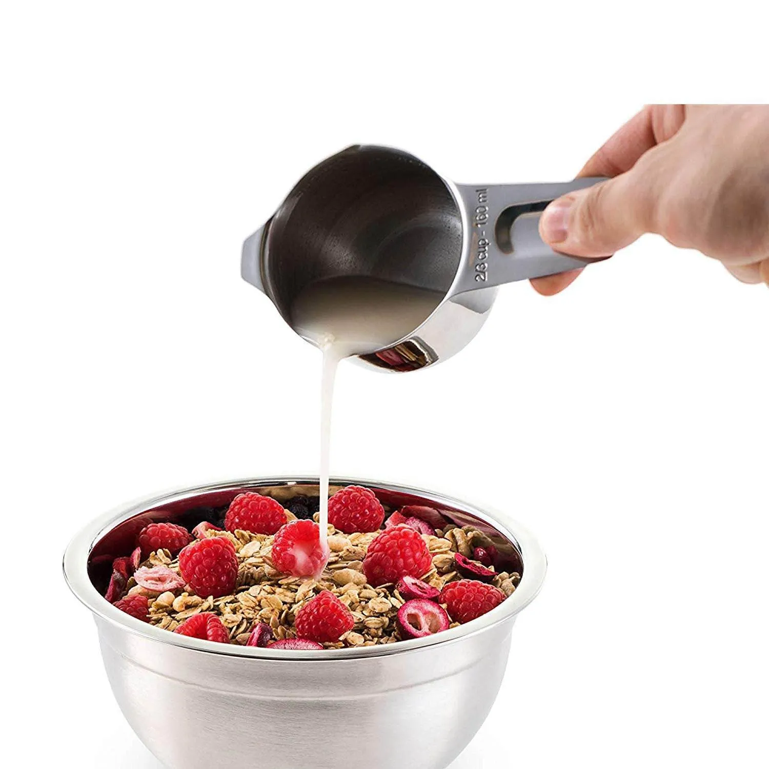 Stainless Steel Measuring Cup and Measuring Spoon 14-piece Set
