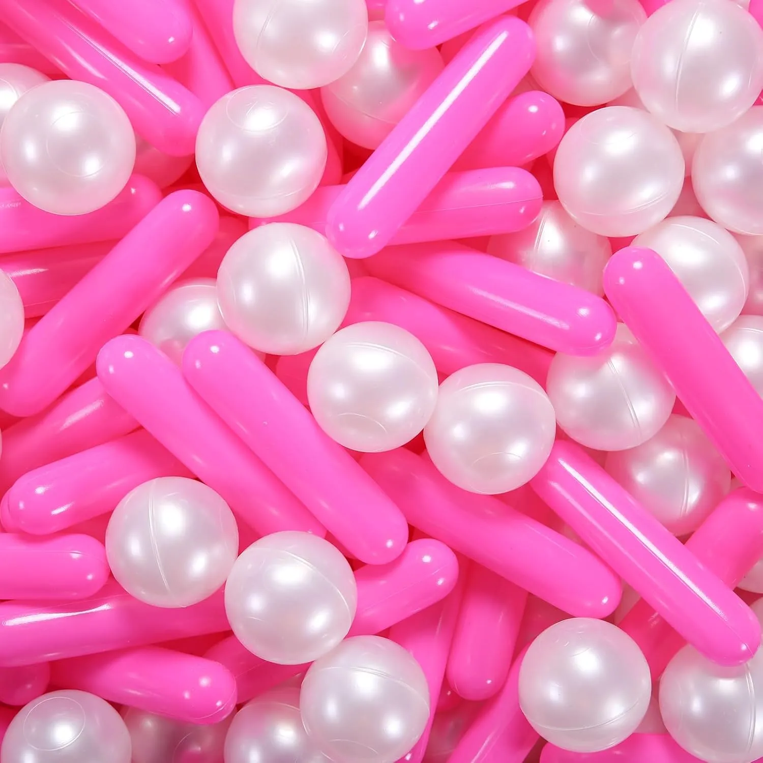STARBOLO Ball Pit Balls - 120pcs Crush Proof Plastic Toy Balls for Kids' Ball Pit, Play Tent, Baby Pool Water Toys, Birthday Party Decoration, Photo Props