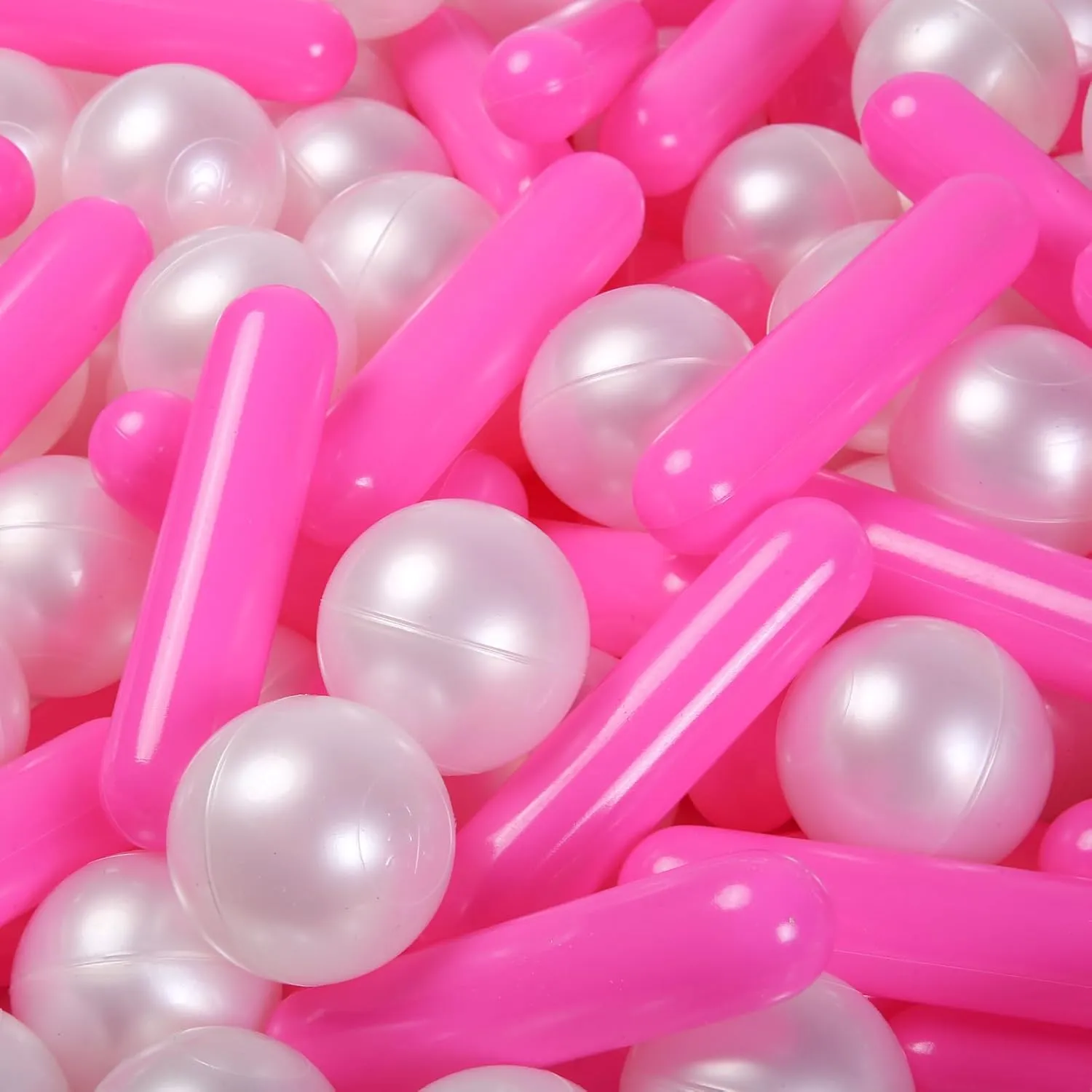 STARBOLO Ball Pit Balls - 120pcs Crush Proof Plastic Toy Balls for Kids' Ball Pit, Play Tent, Baby Pool Water Toys, Birthday Party Decoration, Photo Props