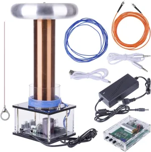 Stark Large Musical Coil Kit, Bluetooth Musical Coil Model Integrated Arc Extinguishine, Teaching Model for Physics Science Experiments