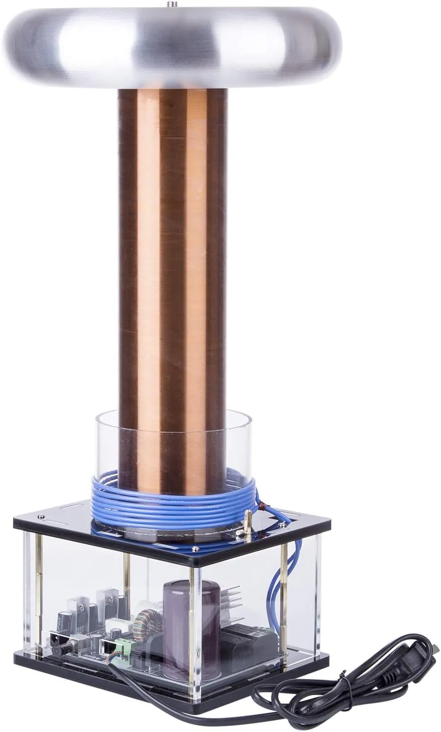Stark Large Musical Coil Kit, Bluetooth Musical Coil Model Integrated Arc Extinguishine, Teaching Model for Physics Science Experiments