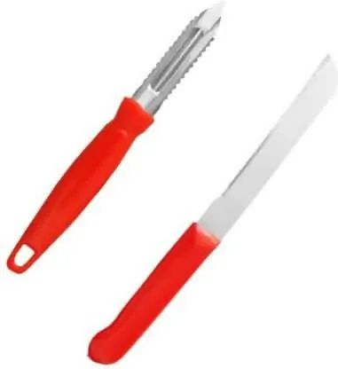 Steel 3 in 1 Kitchen Gas Lighter ,Peeler ,Knife combo Set