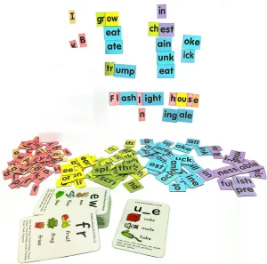 Stonkraft Phonic Word Builder Tiles (Understanding Pronunciation) Ages 6  | 170 Magnetic Tiles