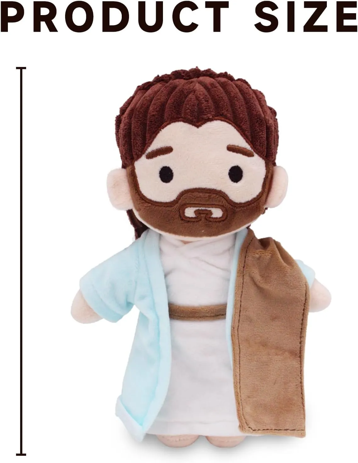 Stuffed Jesus Plush 8 Inch, Plush Jesus Stuffed Doll, Jesus Plushie Stuffed Toy for Room Decor, Gifts for Girls, Kids on Birthday, Christmas