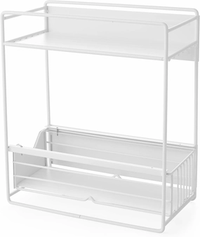 Suprima® Magnetic Fridge Sliding Shelf - White