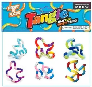 Tangle Jr. Original Classics Bulk Bundle - 6 Pack Colors As Shown