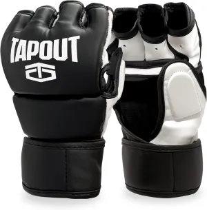 TAPOUT MMA Gloves for Men & Women Grappling UFC Training & Sparring, Martial Arts Punching Bag Gloves Muay Thai, MMA