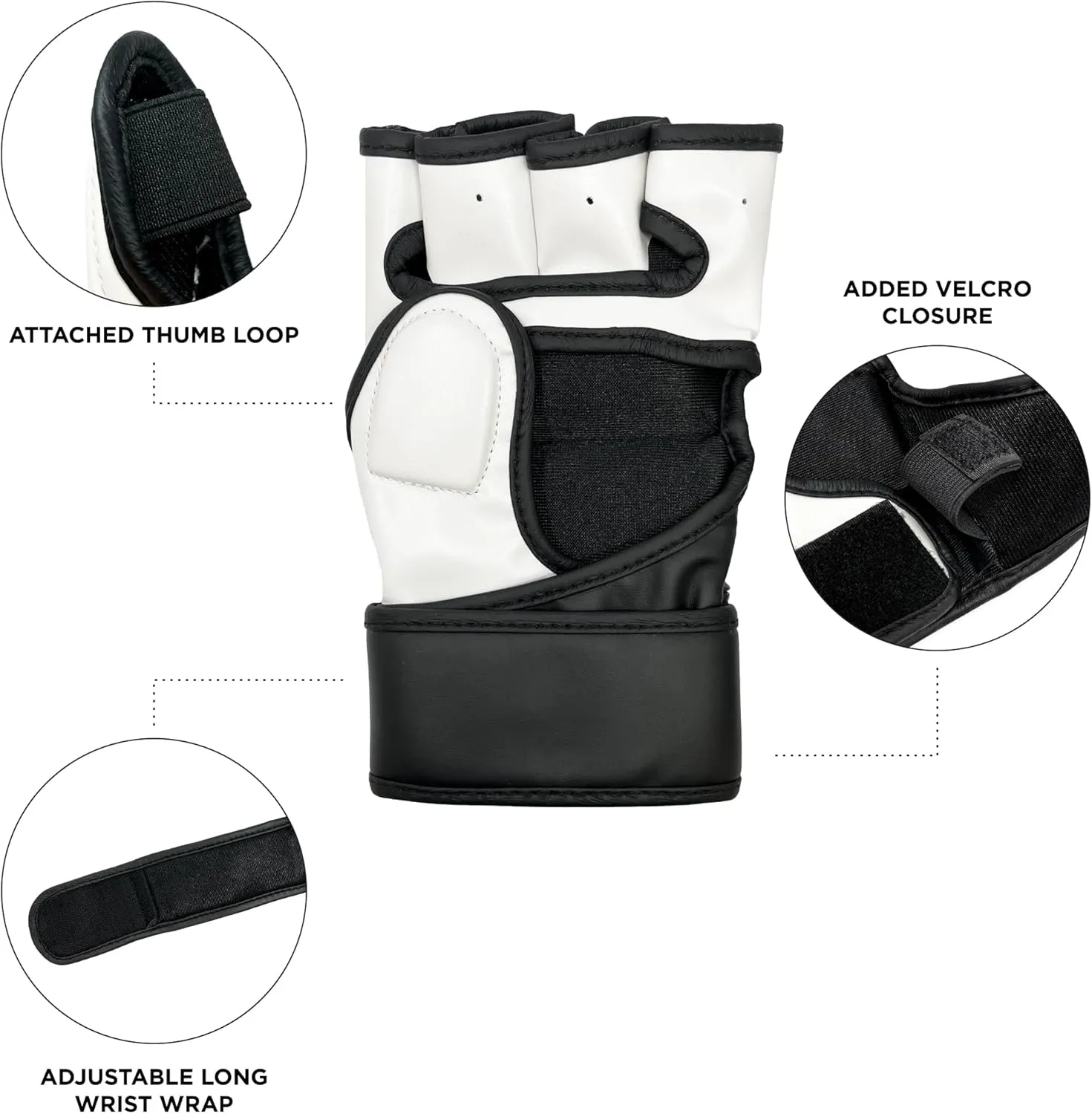 TAPOUT MMA Gloves for Men & Women Grappling UFC Training & Sparring, Martial Arts Punching Bag Gloves Muay Thai, MMA