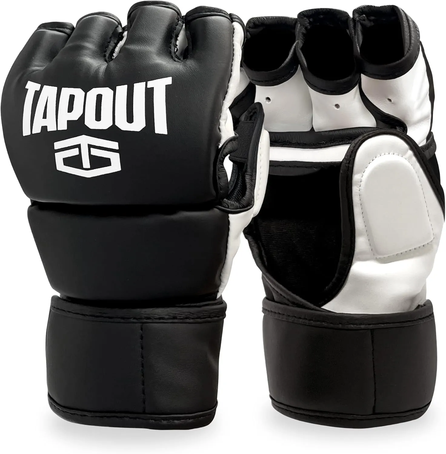TAPOUT MMA Gloves for Men & Women Grappling UFC Training & Sparring, Martial Arts Punching Bag Gloves Muay Thai, MMA